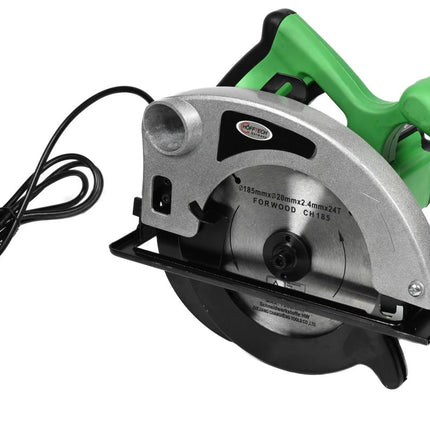 Hofftech Handcirkelzaag - 1200W - Ø185 mm - Inclusief Parallelgeleider