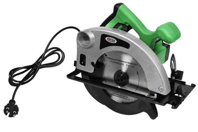 Hofftech Handcirkelzaag - 1200W - Ø185 mm - Inclusief Parallelgeleider