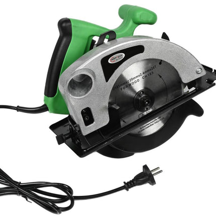 Hofftech Handcirkelzaag - 1200W - Ø185 mm - Inclusief Parallelgeleider