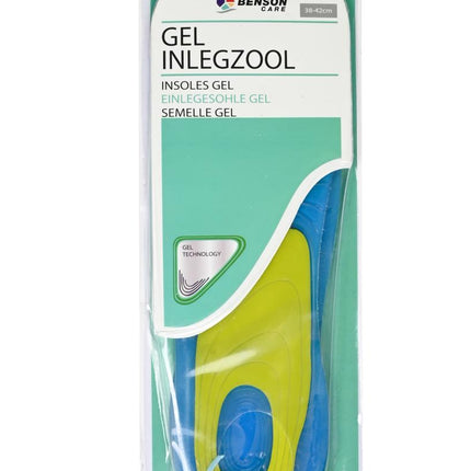 Benson Gel Inlegzolen – Schokdempend & Comfortabel – Maat 38-42