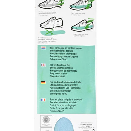 Benson Gel Inlegzolen – Schokdempend & Comfortabel – Maat 38-42