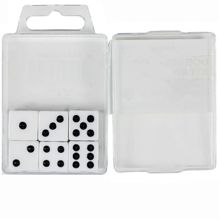 Benson Dobbelstenen Set - 6 Stuks - 1,5 cm - In Bewaardoosje