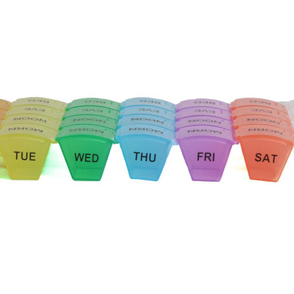 Benson Pillendoos Toren – 7 Dagen – 4 Vakken per Dag – Multicolor – Ø 85 mm