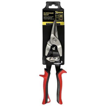 Benson Aviatiek Blikschaar - Rechte Knip - 250 mm - Chroom-Vanadium