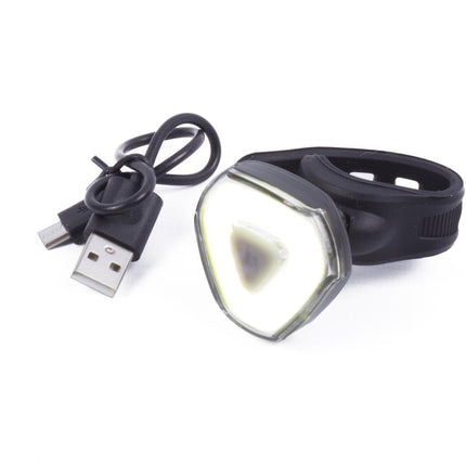 Benson USB Oplaadbare Fietskoplamp - 18 LED Chips - Wit Licht - 6 Standen - Regenwaterdicht