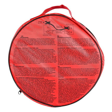 Benson Startkabels – 800 Ampère – 2 Meter – Volledig Geïsoleerd – Inclusief Opbergtas