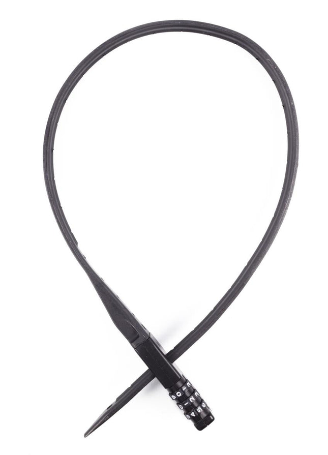 Stahlex Rocksolid Kabel Cijferslot - 56 cm - Tie-Wrap Design - Zwart
