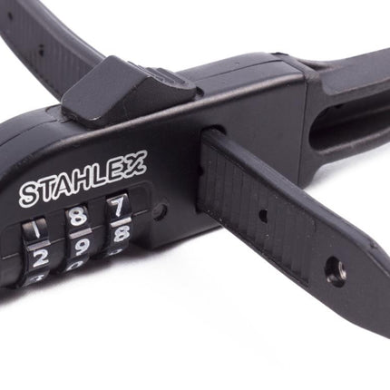 Stahlex Rocksolid Kabel Cijferslot - 56 cm - Tie-Wrap Design - Zwart