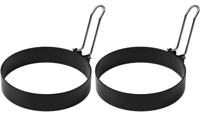 Benson Kookring Set - Staal & PTFE - Ø 10 cm - 2 stuks