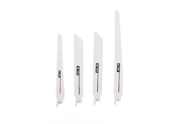 Benson Reciprozaagbladen Set - 4-delig - Bi-Metaal - Voor Metaal