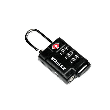 Stahlex Koffercijferslot TSA - 3-Cijferig - Zwart - 12,4 x 20,5 mm