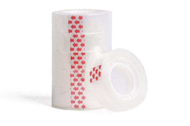 Benson Transparante Plakband - 6 Rollen - 15 mm x 25 m - Cellotape