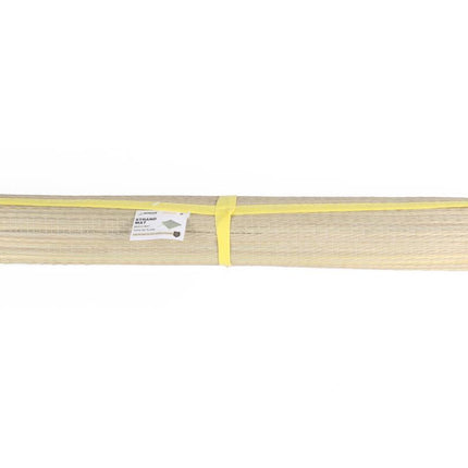 Benson Oprolbare Strandmat - Riet - 60 x 180 cm - Gekleurde Rand