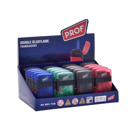 Benson Stormaansteker Double Jetflame - Translucent - Dubbele Vlam