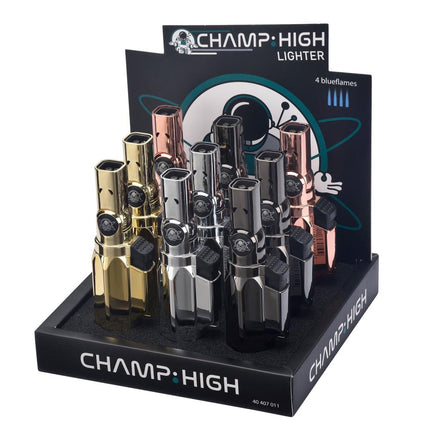 Prof Stormaansteker CHA High - 4 Blue Flames - Windbestendig