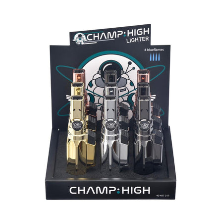 Prof Stormaansteker CHA High - 4 Blue Flames - Windbestendig