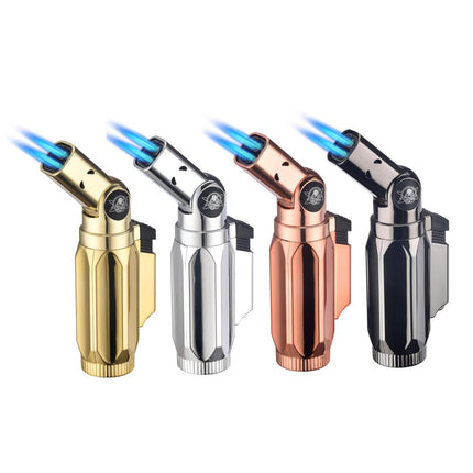 Prof Stormaansteker CHA High - 4 Blue Flames - Windbestendig