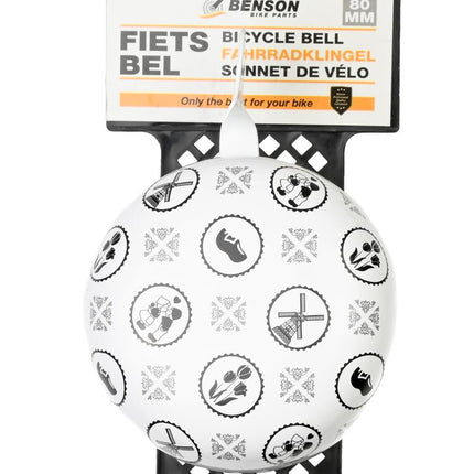 Producttitel Benson Ding-Dong Fietsbel - Ø 80 mm - Holland Design - Zwart