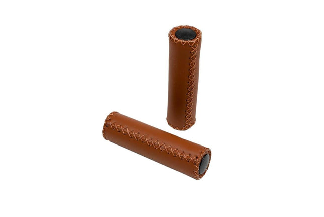 Benson Retro Fietshandvatten - 125 mm - Kunstleer - Cognac Bruin