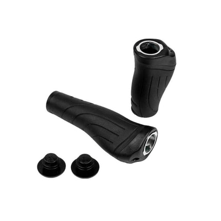 Benson Ergonomische Fietshandvatten - 140 mm & 95 mm - Voor Draaischakeling - Zwart