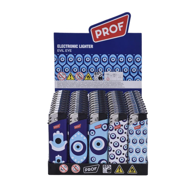 Prof Aansteker Evil Eye - Symbolisch Design - Compacte Gasaansteker