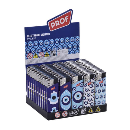 Prof Aansteker Evil Eye - Symbolisch Design - Compacte Gasaansteker