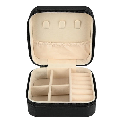 Benson Sieradendoos Reis - Zwart - Compact - Rits - 9.5 x 9.5 x 5 cm