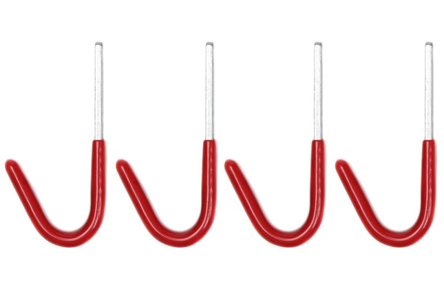 Benson Ophanghaken - Set van 4 - 35 kg Draagvermogen - 8 x 3,5 cm