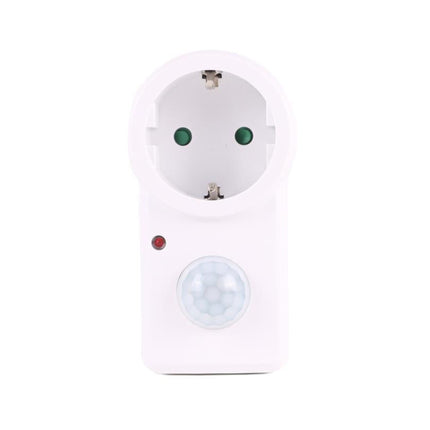 Benson Stekker met Bewegingssensor – Randaarde – Instelbaar – Wit