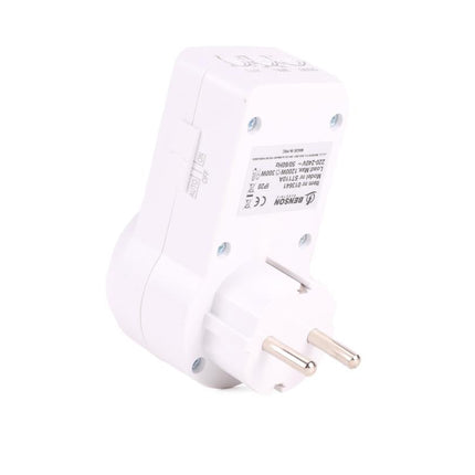 Benson Stekker met Bewegingssensor – Randaarde – Instelbaar – Wit