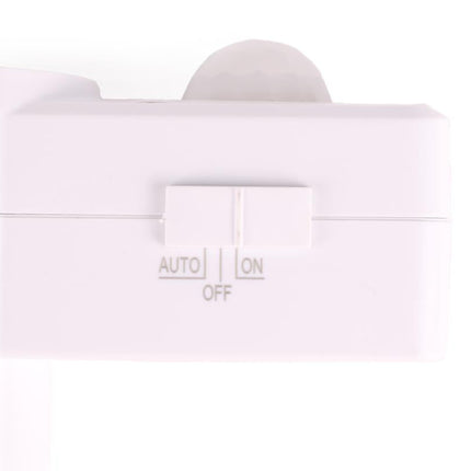 Benson Stekker met Bewegingssensor – Randaarde – Instelbaar – Wit