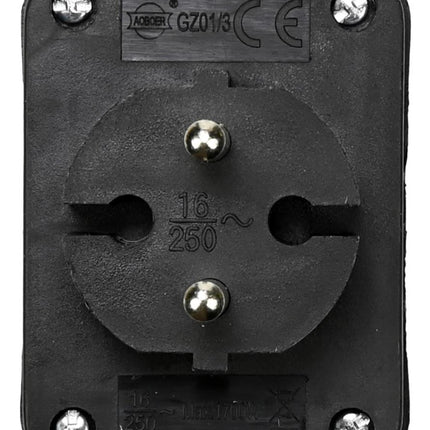 Benson Stekker Triplo – 3-voudige Verdeelstekker – Zwart – 1500 Watt