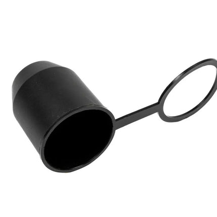 Benson Trekhaakdop met Ring – PVC – Zwart – Ø 55 mm – Krasbescherming