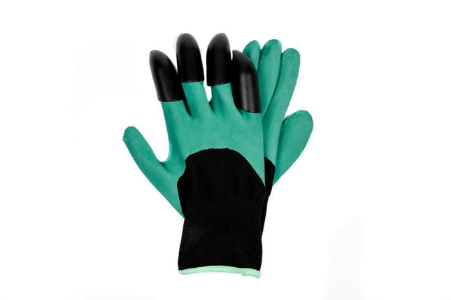 Benson Tuinhandschoenen met Klauw - Graven en Wieden - One-size - Groen/Zwart