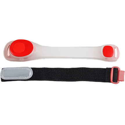 Benson LED Veiligheidsarmband - 18,5 cm - 2 Lichtstanden - Klittenband