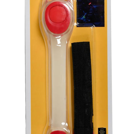 Benson LED Veiligheidsarmband - 18,5 cm - 2 Lichtstanden - Klittenband