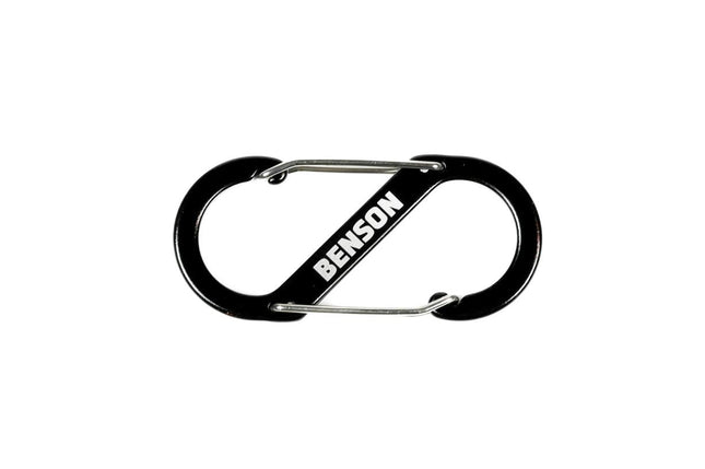 Benson Dubbele Karabijnhaak – 90 x 40 mm – S-Model – Zwart