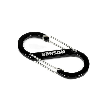 Benson Dubbele Karabijnhaak – 90 x 40 mm – S-Model – Zwart
