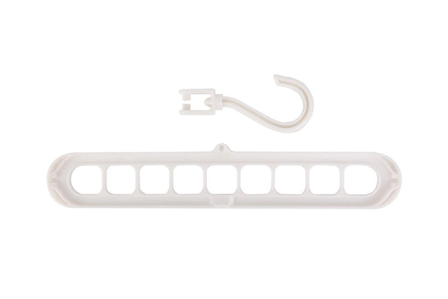 Benson Multifunctionele Kledinghangers - 9-in-1 - Ruimtebesparend - Wit