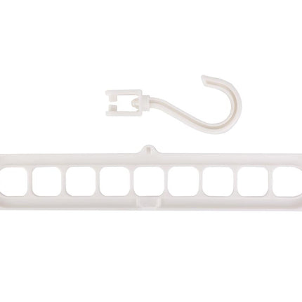 Benson Multifunctionele Kledinghangers - 9-in-1 - Ruimtebesparend - Wit