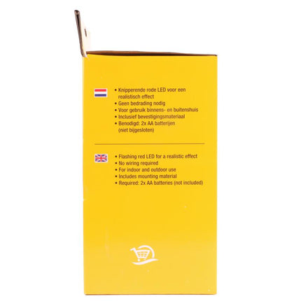 Benson Dummy Beveiligingscamera - Dome Model - Knipperende LED - Binnen & Buiten