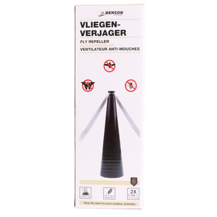 Benson Vliegenverjager Tafel - 40 cm Spanwijdte - Geruisloos & Veilig - Milieuvriendelijk