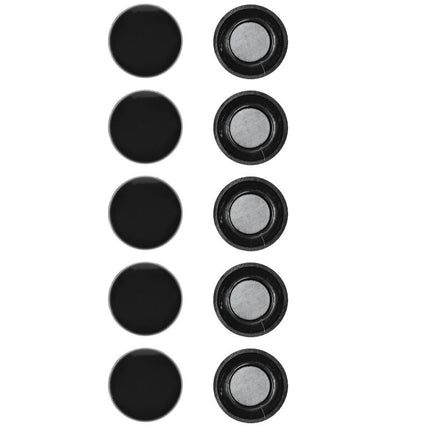 Benson Magneten Zwart - 10 Stuks - Ø 30 mm - 0.6 kg Draagkracht
