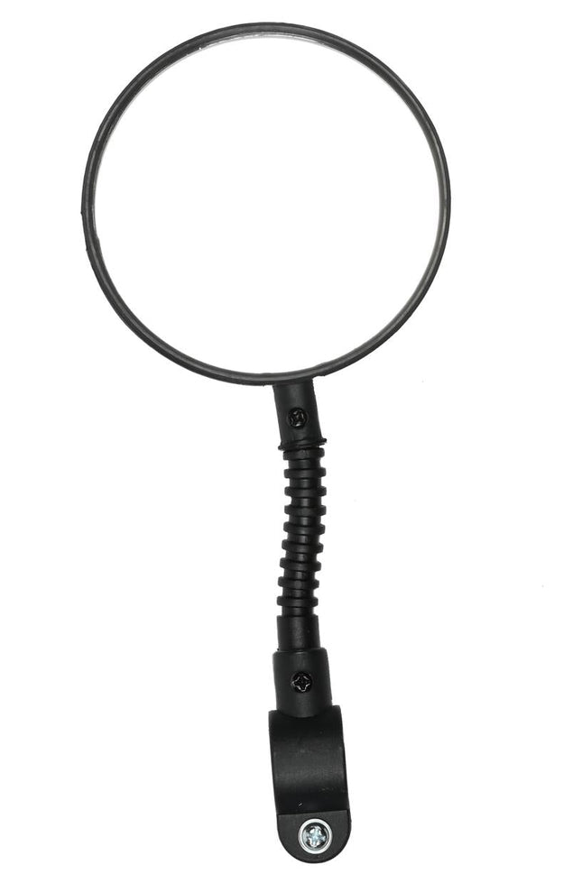 Benson Ronde Fietsspiegel - Ø 80 mm - Flexibel & Verstelbaar - Met Reflector - Zwart