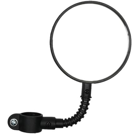Benson Ronde Fietsspiegel - Ø 80 mm - Flexibel & Verstelbaar - Met Reflector - Zwart