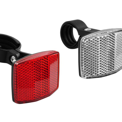 Benson Reflectorenset Fiets - Voor & Achter - K-MARK Gecertificeerd - Rood & Wit