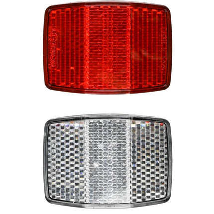 Benson Reflectorenset Fiets - Voor & Achter - K-MARK Gecertificeerd - Rood & Wit