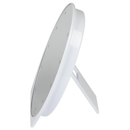 Benson Make-up Spiegel met LED & Vergrootspiegel – Wit – 5x Vergroting