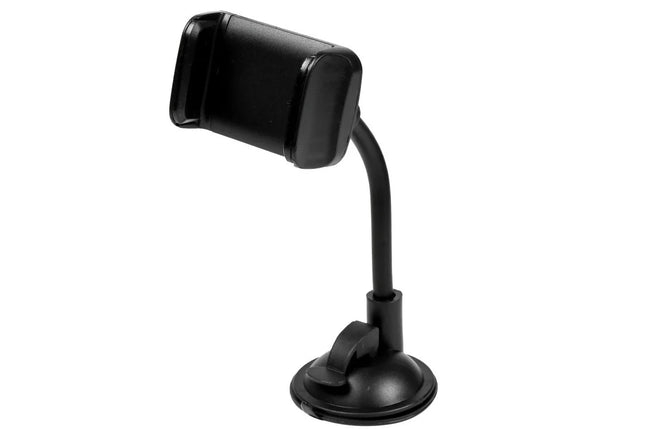 Benson Universele Telefoonhouder – Krachtige Zuignap – Flexibele Arm – Zwart