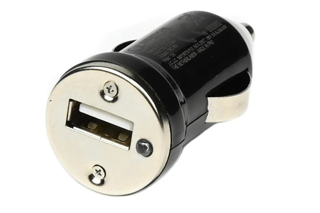 Benson Compacte Autolader – USB 1A – 12/24V – Universeel – Zwart